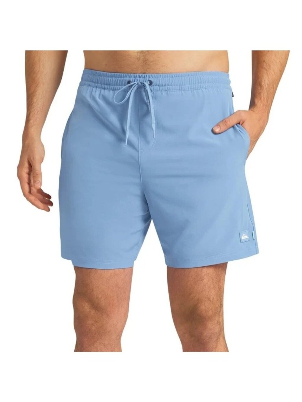 NWT Quiksilver Men's XXL Waterman Swim Volley Shorts Blue Stretch UPF 50